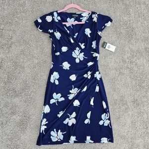 NWT Ralph Lauren Floral Midi Dress, 8P